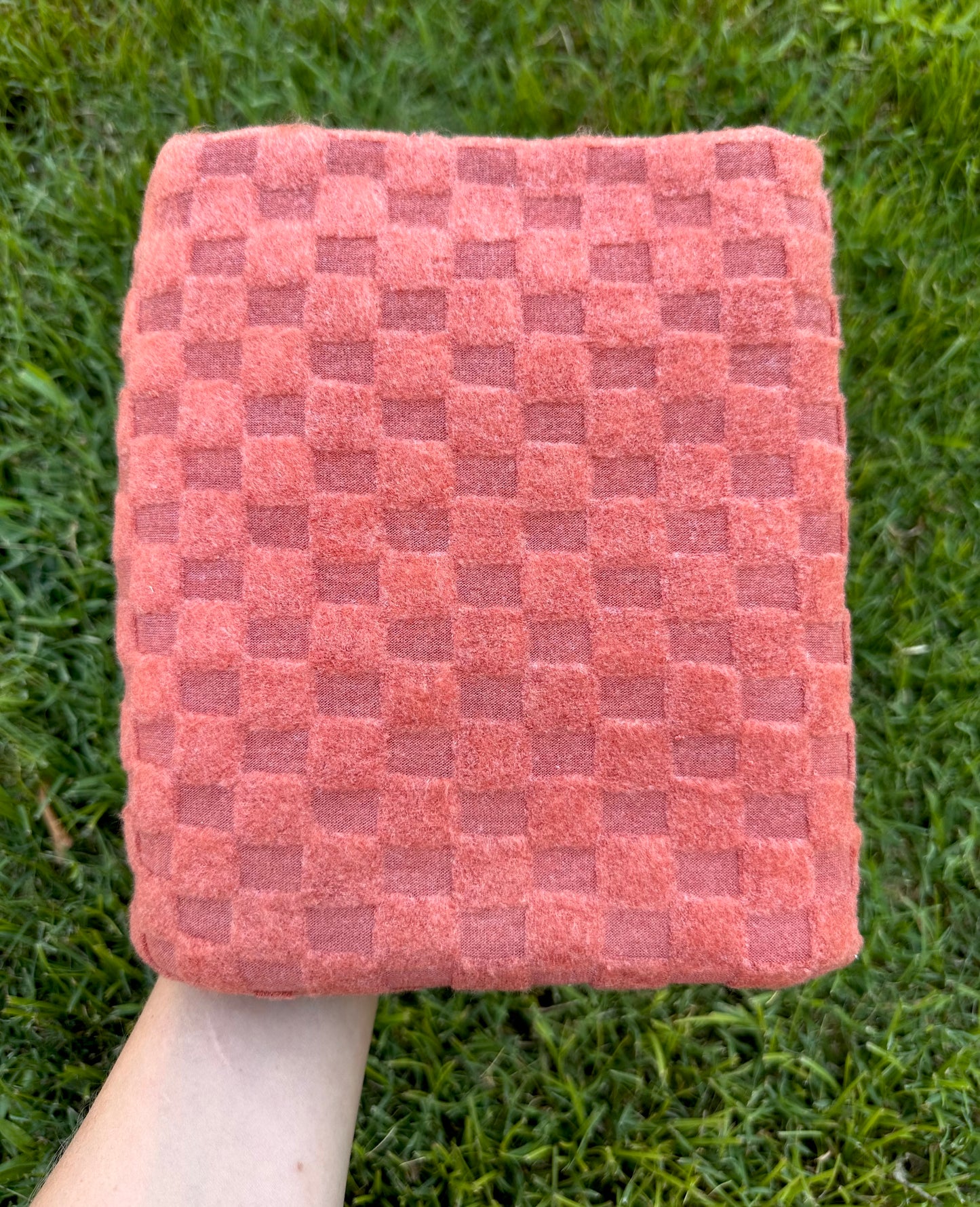 Terracotta Checker Clip/Nylon