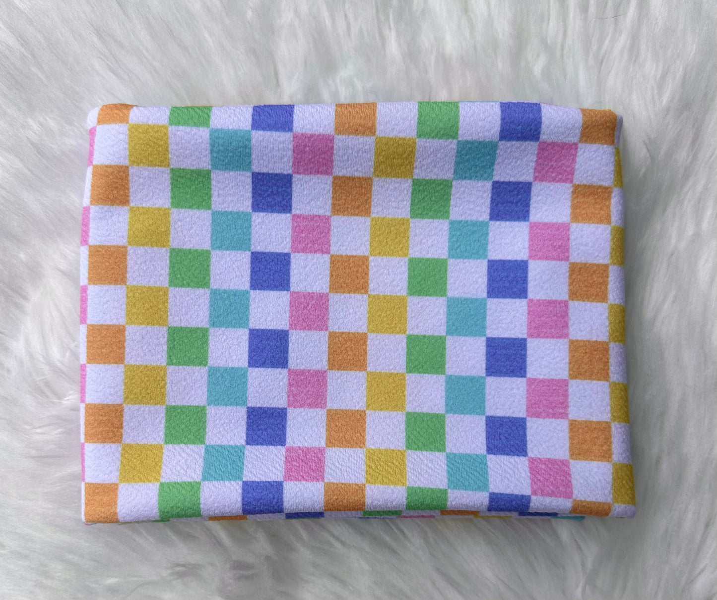 Rainbow Checker Headwrap
