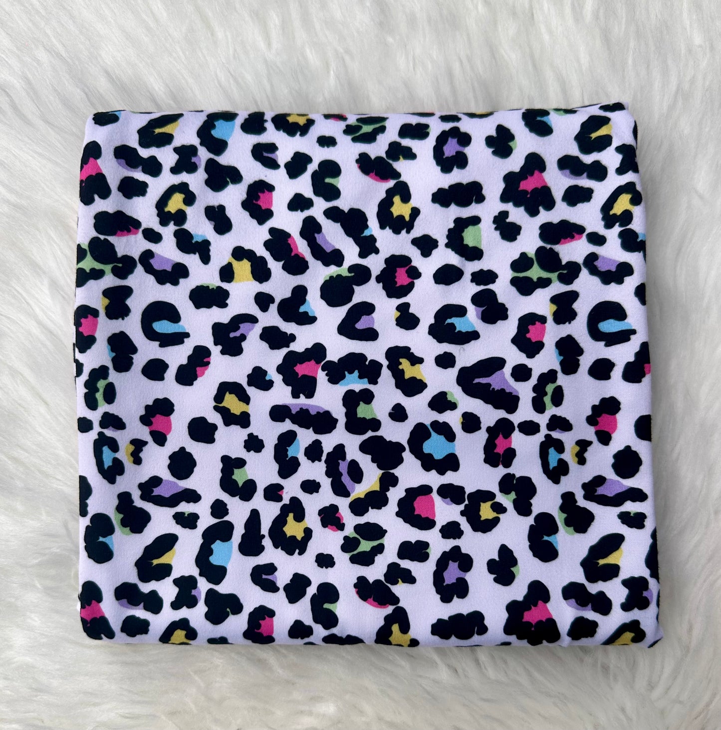 Rainbow Leopard Headwrap