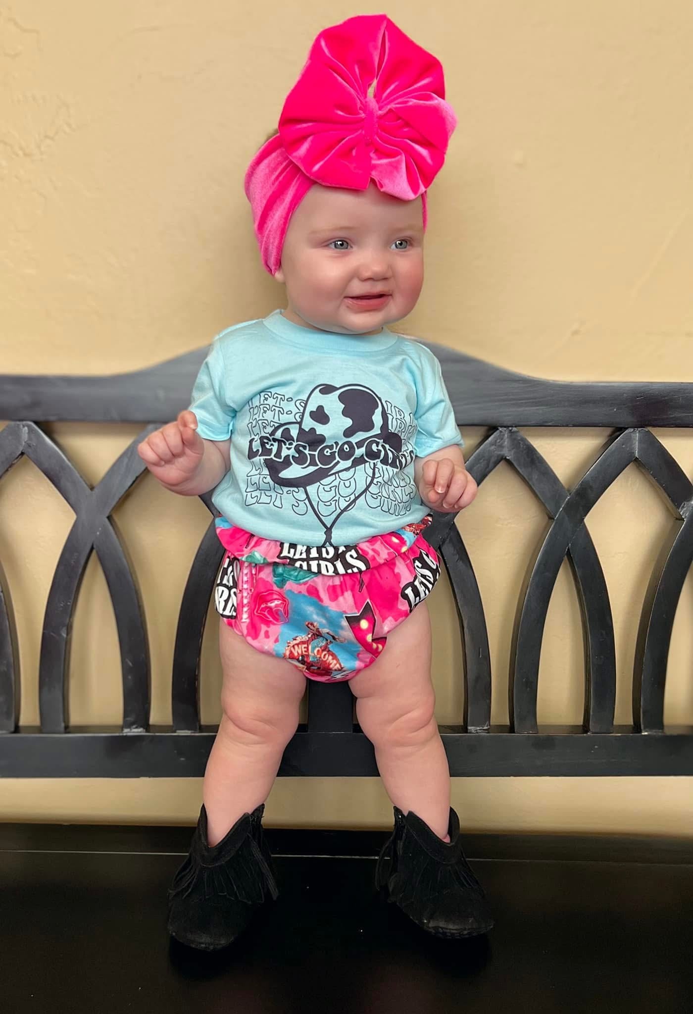 Hot Pink Velvet Bows