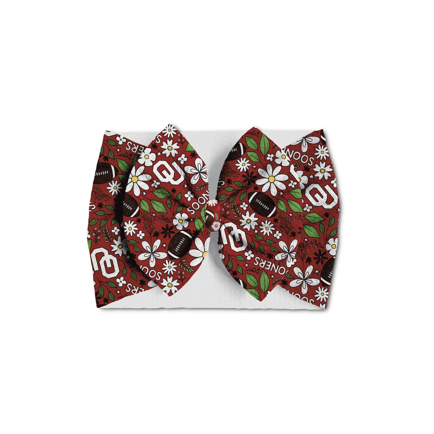 Sooner Floral Headwrap