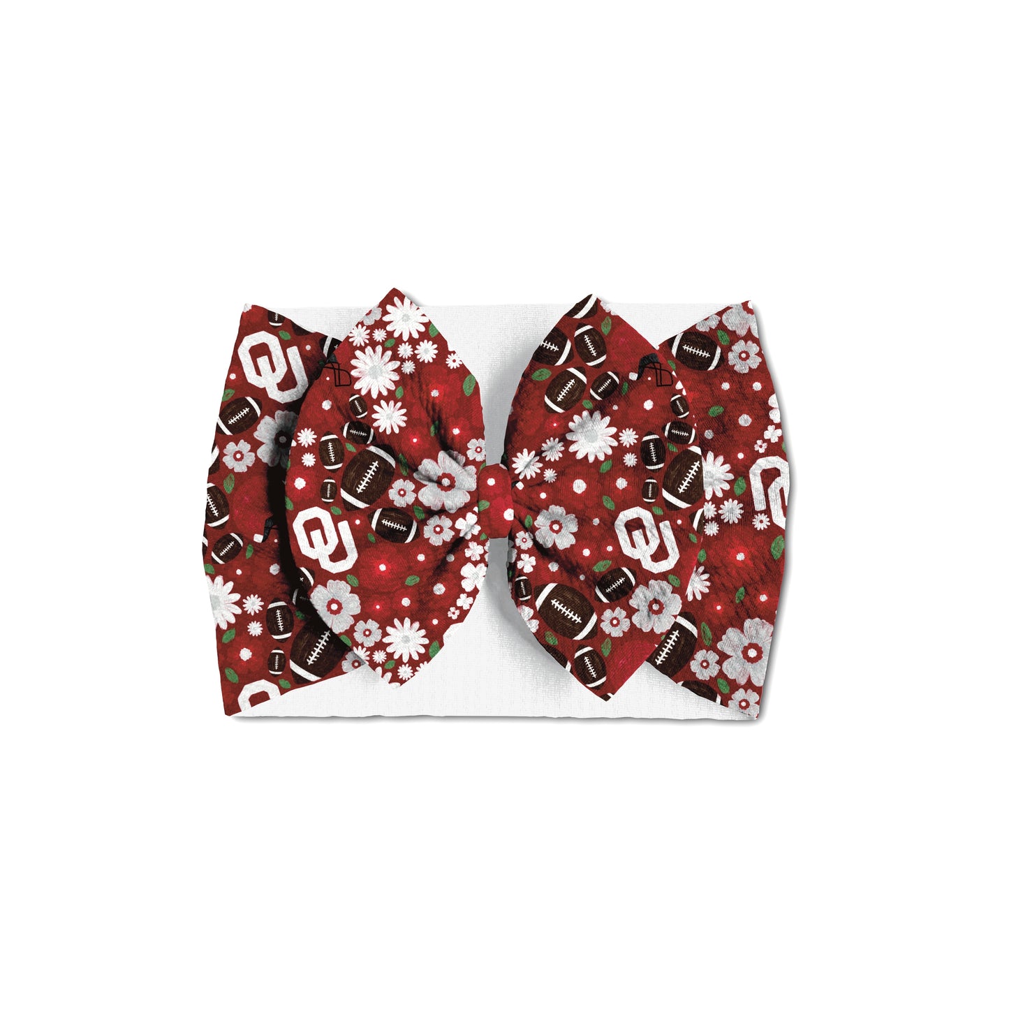 OU Floral Headwrap