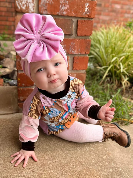 Bubblegum Velvet Bows