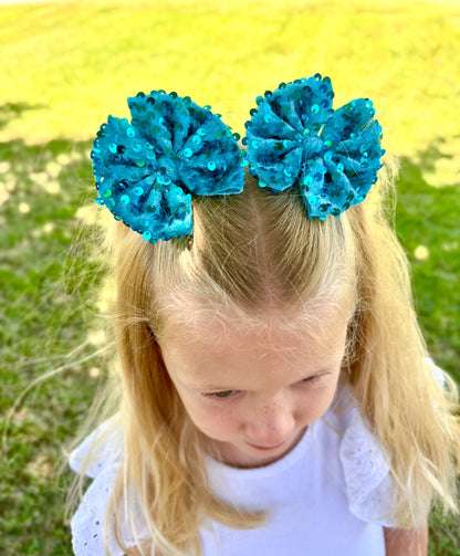 Turquoise Glam Piggies