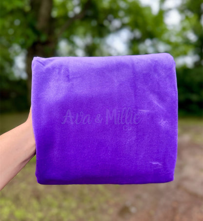 Vibrant Violet Velvet Piggies