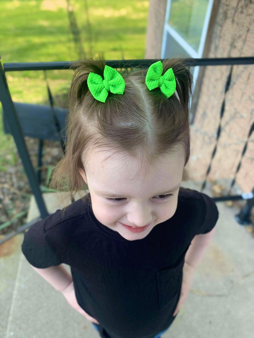 Lime Green Bows