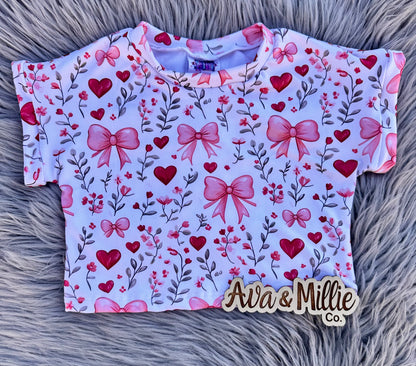 9-12M Cupid's Garden Boxy Top - Ready to Ship