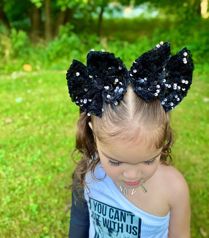Midnight Glam Bows
