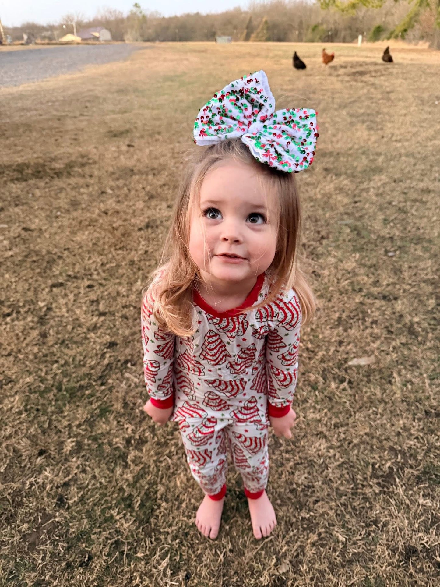 Christmas Confetti Glam Bows