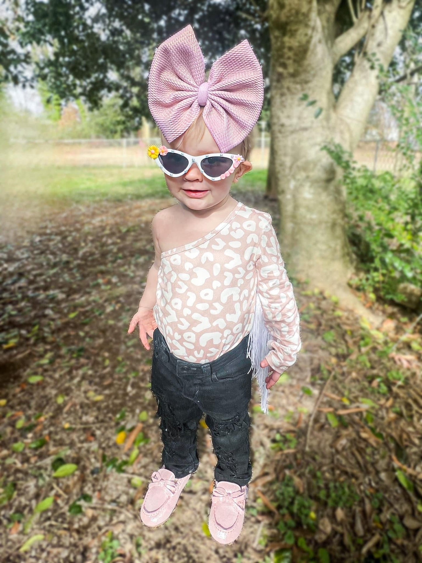 Lavender Shimmer Bows