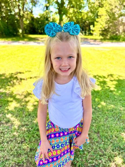 Turquoise Glam Piggies