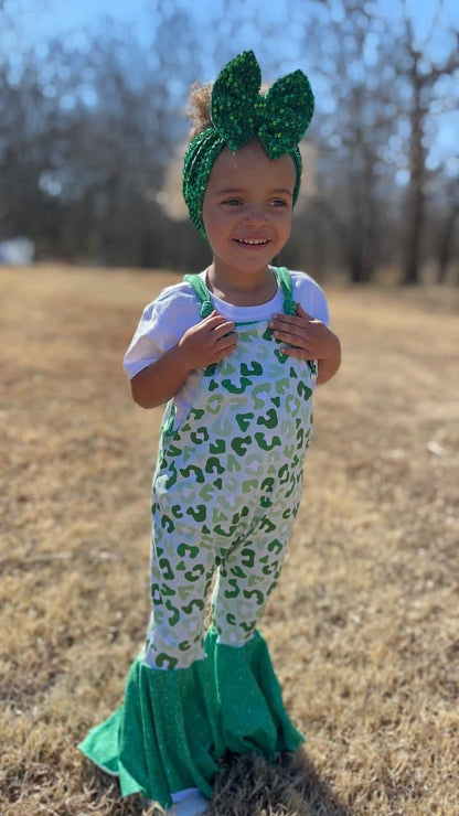 Kelly Green Glam Bows