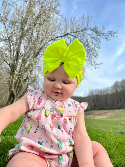 Highlighter Yellow Bows