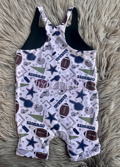 12-18M Cowboys Midi Overalls - RTS