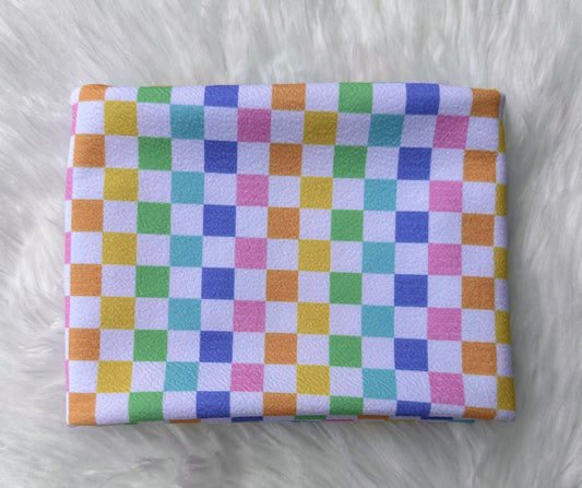 Rainbow Checker Headwrap