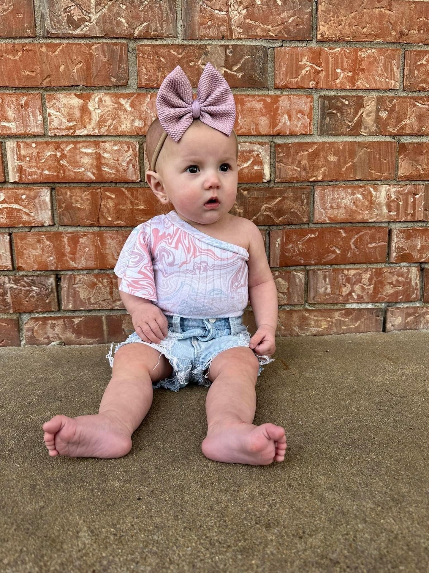 Lavender Shimmer Bows
