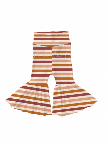 Cranberry Stripe Bottoms/Rompers