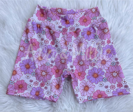 4T Spring Blooms Biker Shorts - Ready to Ship