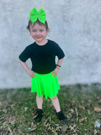 Lime Glam Bows