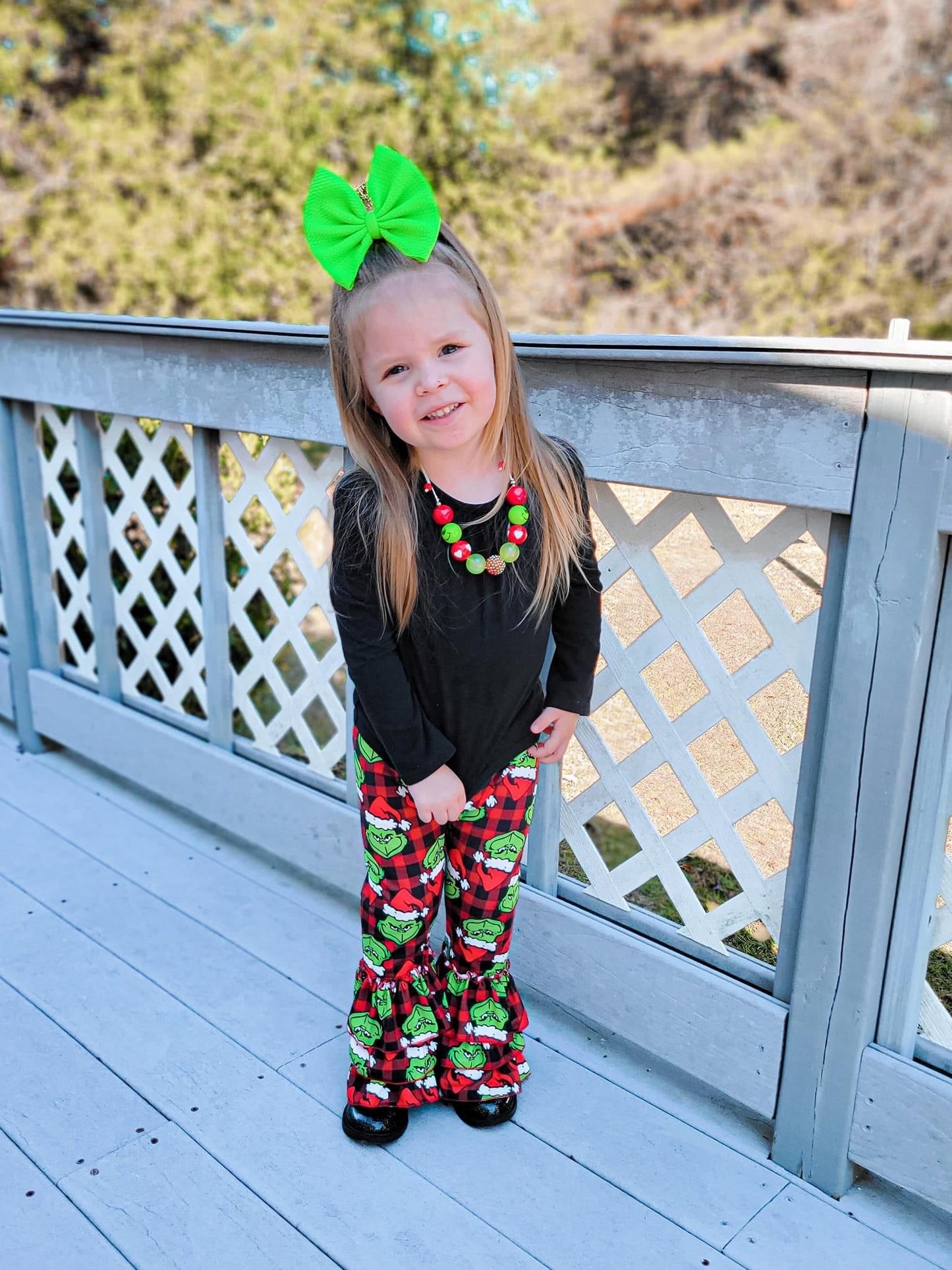 Lime Green Bows