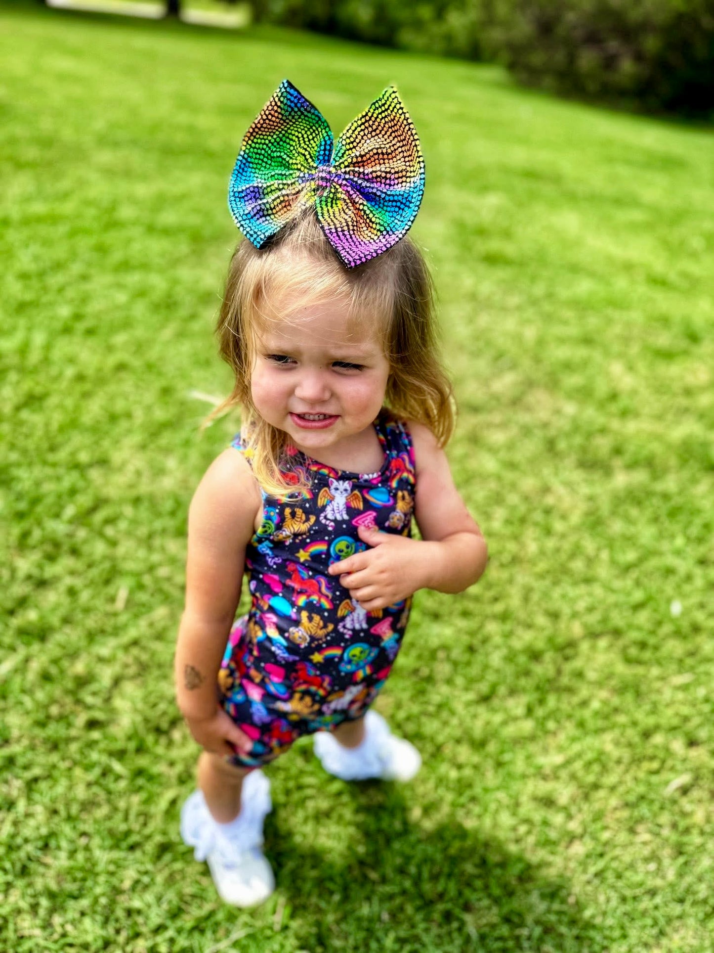 Rainbow Disco Clip/Nylon