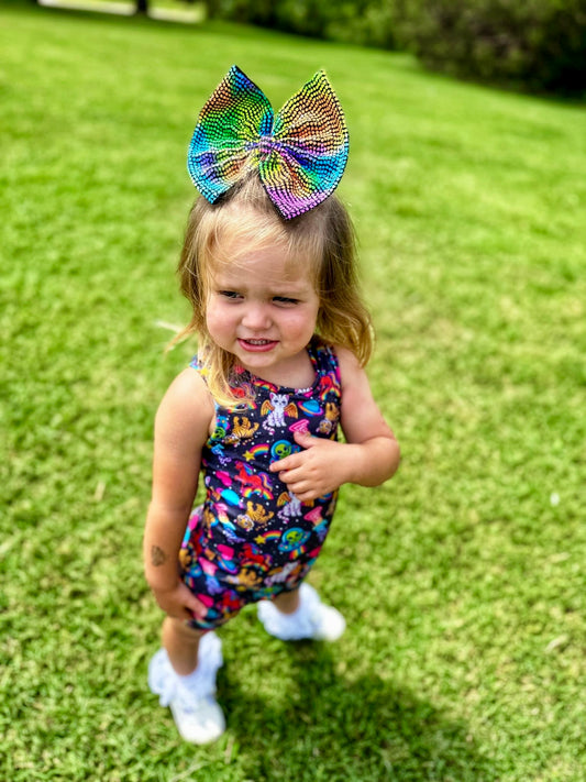 Rainbow Disco Clip/Nylon