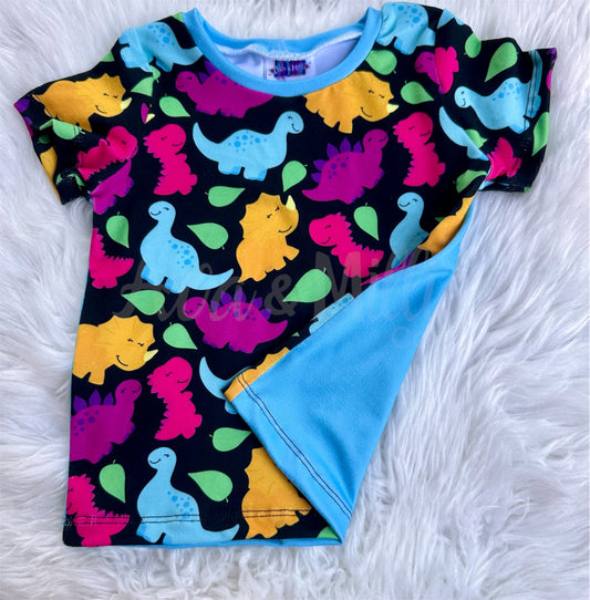 18-24M Dino Bright Basic Tee - Ready to Ship