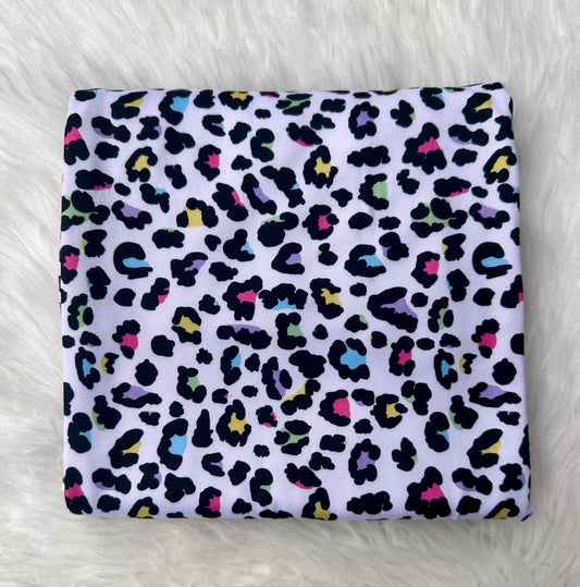 Rainbow Leopard Headwrap