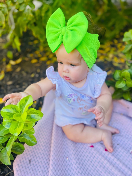 Lime Green Bows