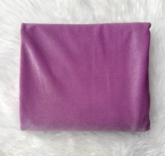 Lavender Glitter Velvet Bows