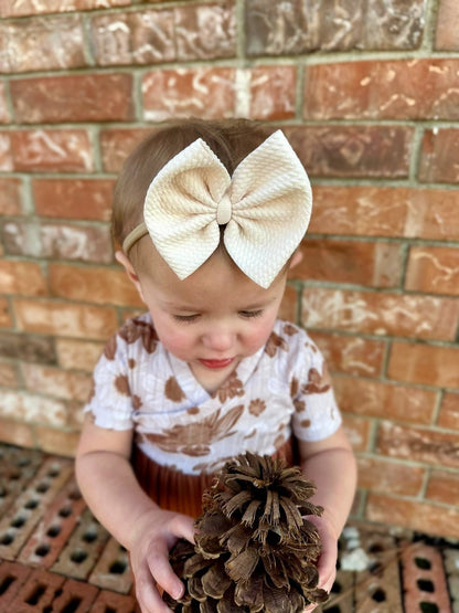 Cream Bows