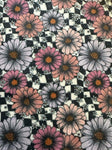 Checkered Flower Piggies