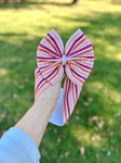 Cranberry Stripe Headwrap