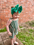 Kelly Green Glimmer Headwrap