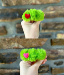 Fuzzy Heart Clips - Ready to Ship