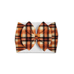 Orange Plaid Headwrap