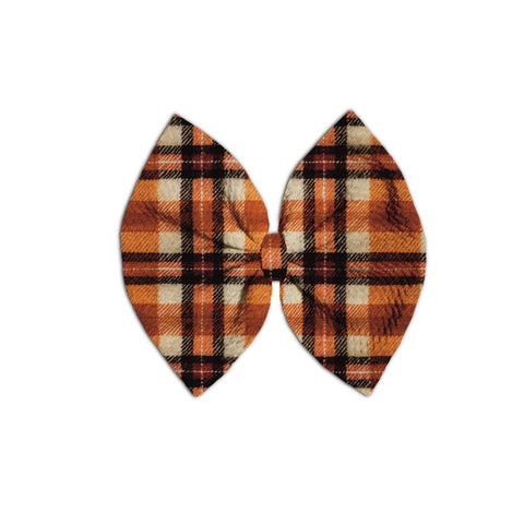 Orange Plaid Clip/Nylon