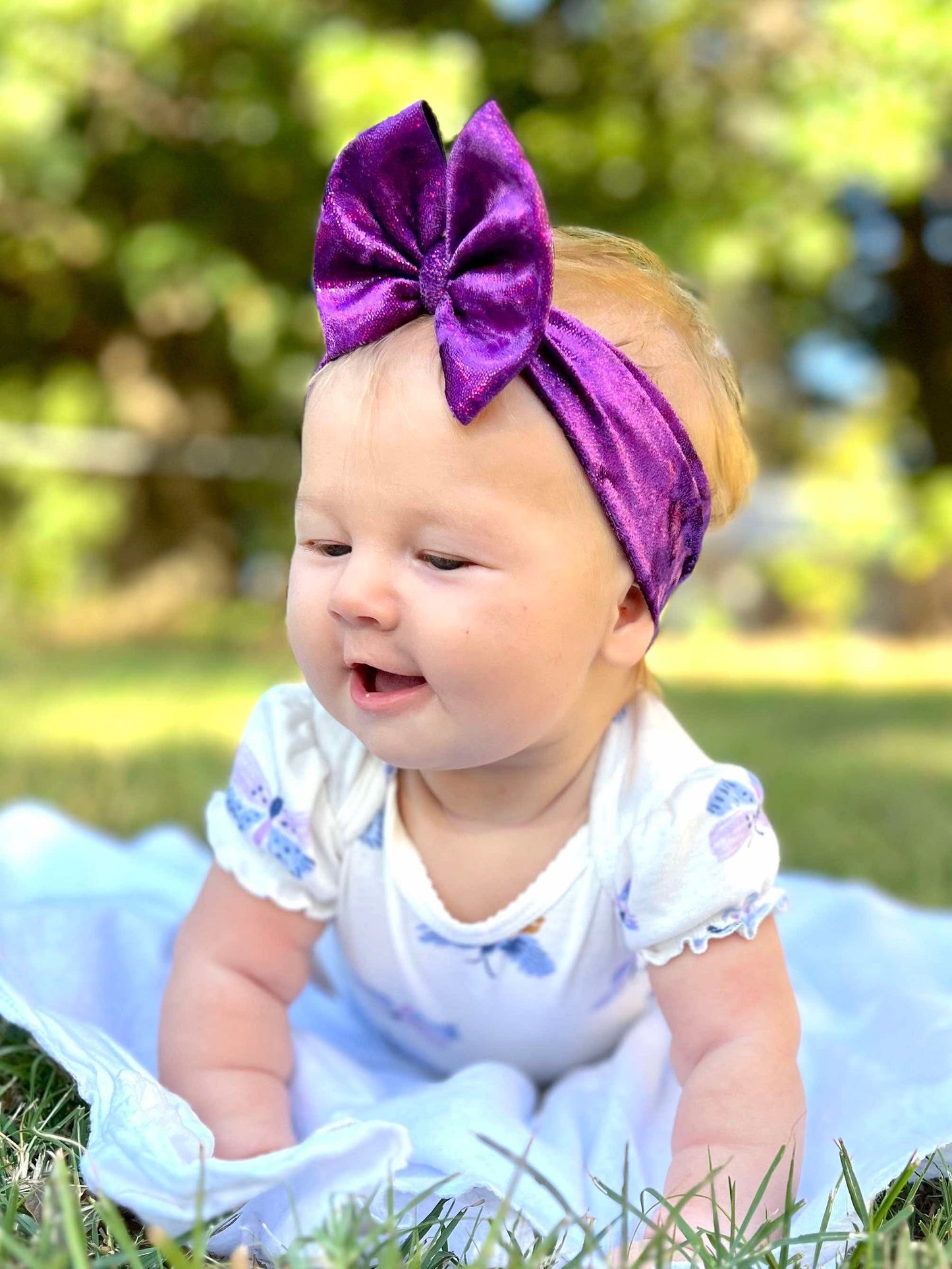 Purple Glimmer Headwrap