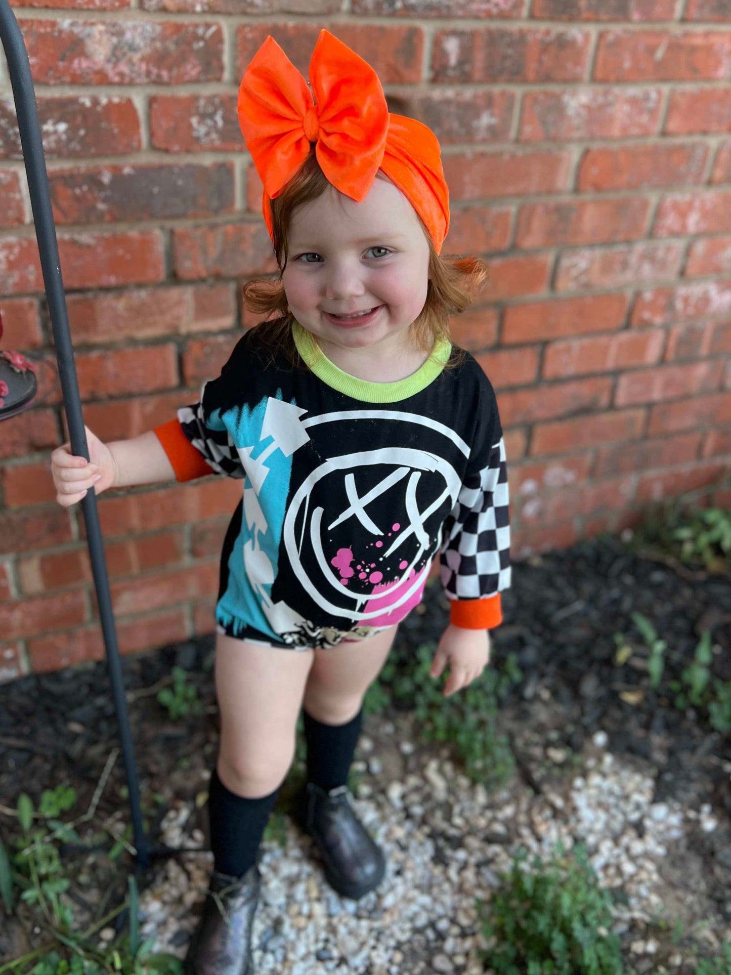 Orange Glimmer Headwrap