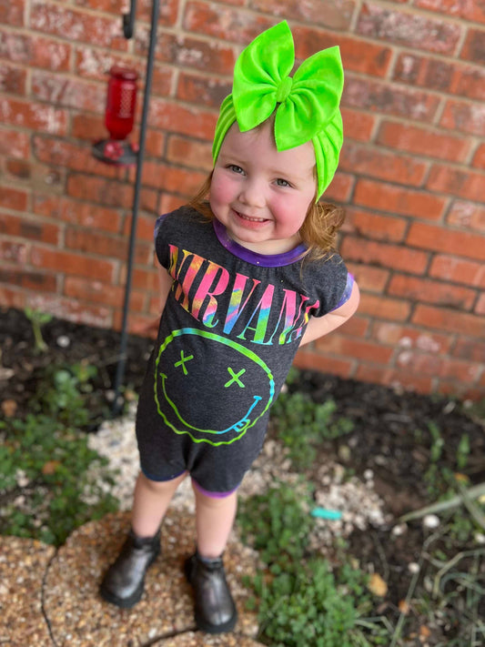 Lime Glimmer Headwrap