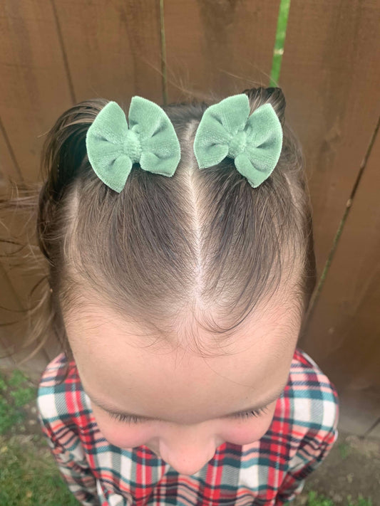 Sage Velvet Piggies