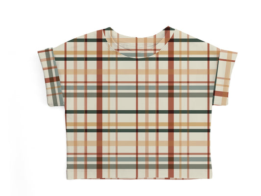 Pumpkin Patch Plaid Tops