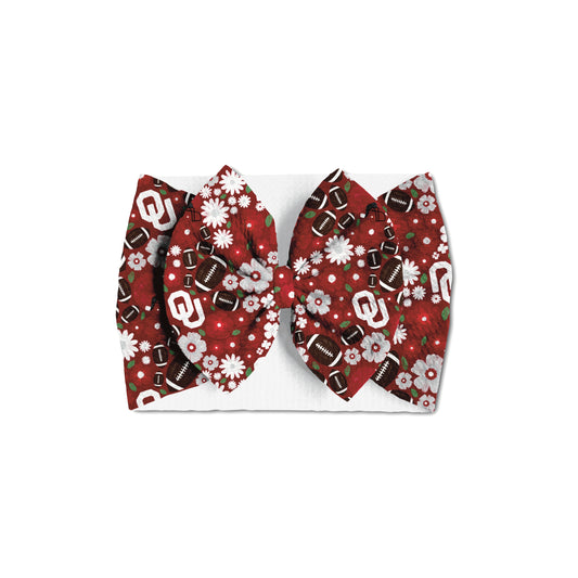 OU Floral Headwrap