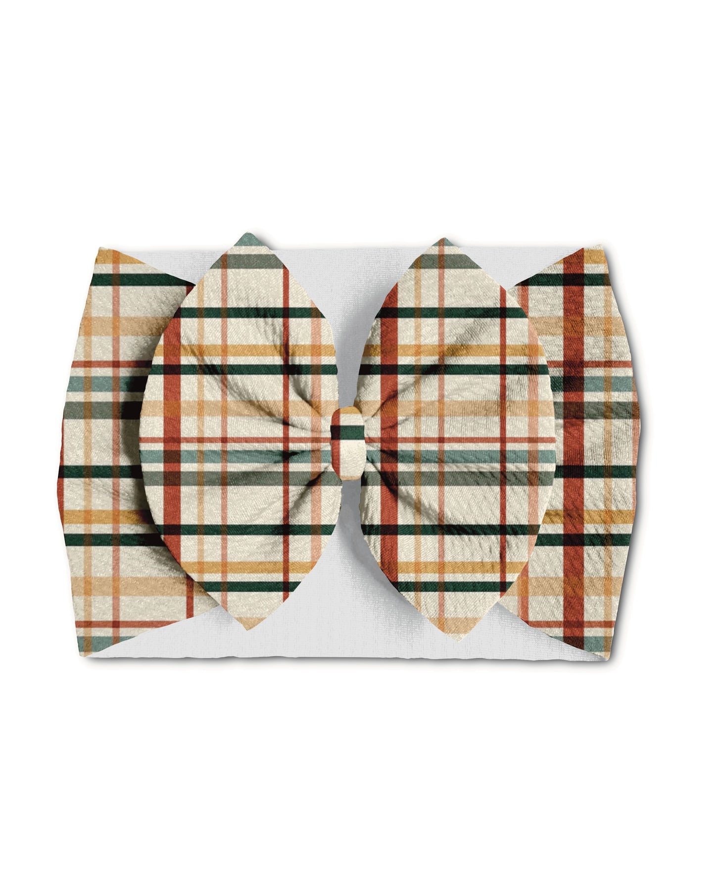 Pumpkin Patch Plaid Headwrap