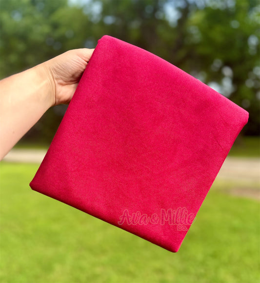 Red Rose Suede Clip/Nylon