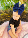 Navy Headwrap