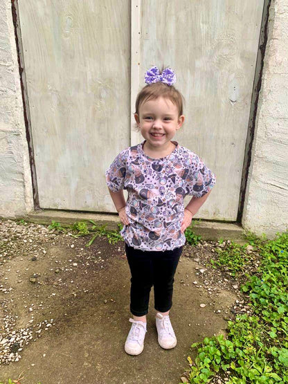 Lilac Glam Clip/Nylon